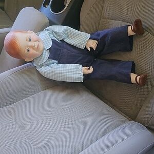 Vintage Boy Doll AC2 England Stamped on neck